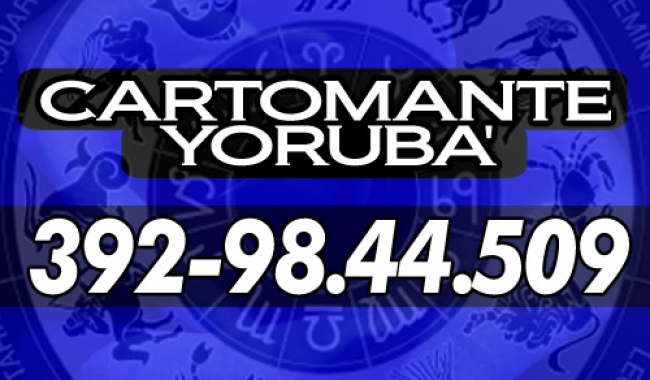 Il Cartomante YORUBA' è professionista dell'occulto da quasi 30 anni