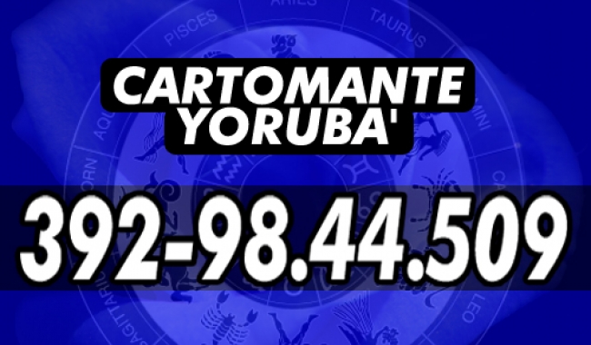 Il Cartomante YORUBA' è professionista dell'occulto da quasi 30 anni