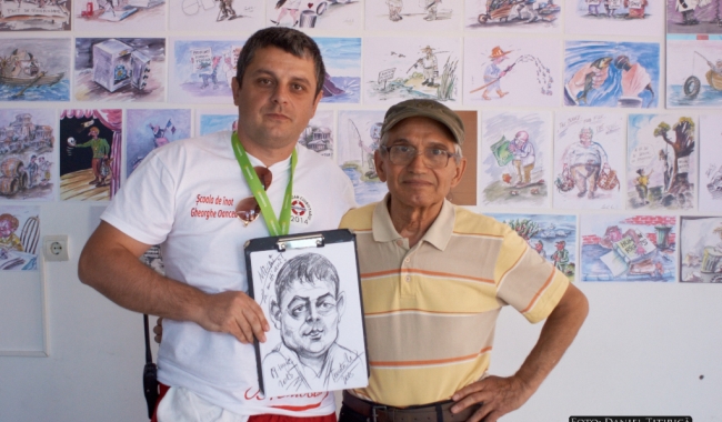 Sursa foto: www.101stiri.ro-Daniel TITIRICĂ   Oaspeții estivați nu au ratat ocazia de vizita Aquateca și de a beneficia de o șarjă semnată de naestrul Leonte Năstase