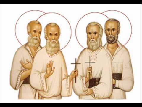 Sursa foto: youtube.com  Sfinții Martiri Năsăudeni: Atanasie Todoran din Bichigiu, Vasile din Mocod, Grigore din Zagra și Vasile din Telciu