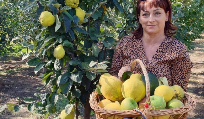 Mihaela Dumbravă, antreprenor de succes, la renumita pepinieră din Cobadin, județul Constanța